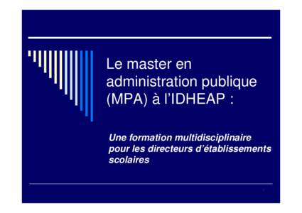 Referat Cattin Le_master_en_administration_publique_à_l’IDHEAP