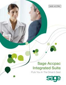 Sage Accpac Integrated Suite Puts You In The Driver’s Seat