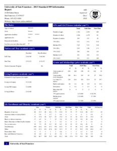 University of San Francisco[removed]Standard 509 Information Report