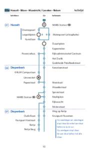 20a Hasselt - Bilzen - Maastricht / Lanaken - Rekem tariefzone