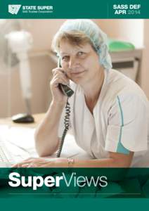 SASS DEF APR 2014 When should you receive financial advice? Life events and financial planning One of the greatest risks for most people in