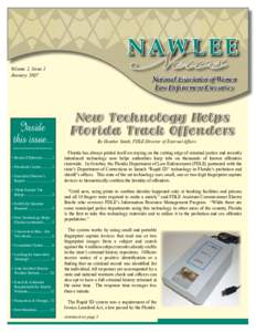 News  N AW L E E Volume 2, Issue 1 January 2007