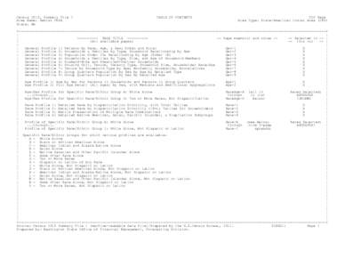 Burlington Flats /  New York / Sequoia Crest /  California / Family / United States Census Bureau / Geography of the United States