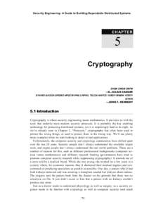 Block cipher / Symmetric-key algorithm / Playfair cipher / Ciphertext / Cipher / One-time pad / Keystream / Cryptanalysis / Cryptographic hash function / Cryptography / Stream ciphers / Substitution cipher