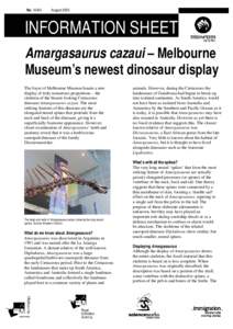 Amargasaurus / Phanerozoic / Dicraeosauridae / Herpetology / José Bonaparte / La Amarga Formation / Diplodocus / Dinosaur / Dicraeosaurus / Diplodocoids / Jurassic dinosaurs / Mesozoic
