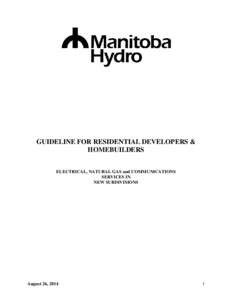 Guideline for Residential Developers & Homebuilders