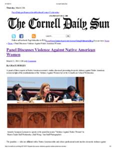 [removed]Cornell Daily Sun Thursday, March 13th FacesDialoguesRunwayAboutMastheadContact UsAdvertise