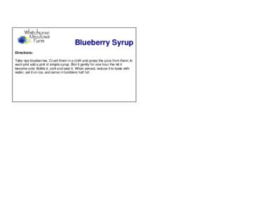 Microsoft Word - Blueberry_Syrup.doc