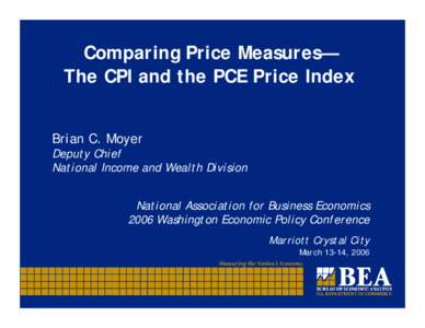 Comparing Price Measures--The CPI and the PCE Price Index