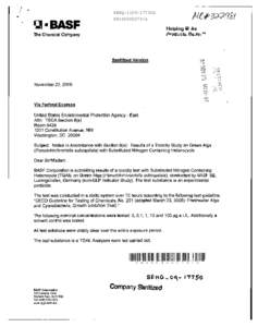 8EHQ-09-17750A  TSCA 8(e) Notice