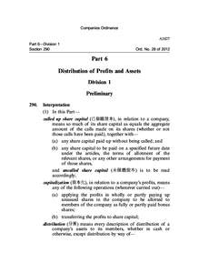 Companies Ordinance A3827 Part 6—Division 1 Section 290  Ord. No. 28 of 2012