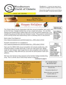 WGO Newsletter December 2008