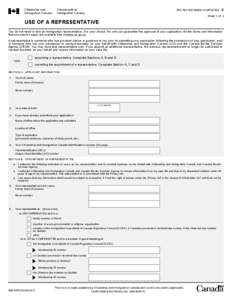 Citizenship and Immigration Canada PROTECTED WHEN COMPLETED - B  Citoyenneté et