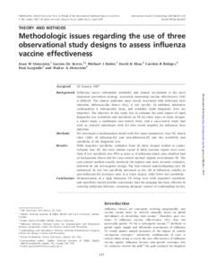 Published by Oxford University Press on behalf of the International Epidemiological Association ß The Author 2007; all rights reserved. Advance Access publication 2 April 2007 International Journal of Epidemiology 2007;