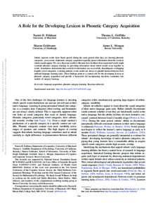 Psychological Review 2013, Vol. 120, No. 4, 751–778 © 2013 American Psychological Association 0033-295X/13/$12.00 DOI: a0034245