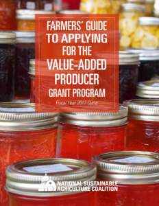 Farmers’ Guide to Applying for the Value-Added Producer