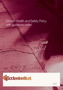 Church Health and Safety Policy with guidance notes Version 4  Contents