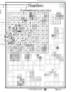 ✩  Numbers Which numbers are the snakes hiding? 	 1