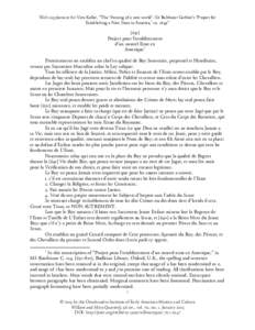 Web supplement for Vera Keller, “The ‘framing of a new world’: Sir Balthazar Gerbier’s ‘Project for Establishing a New State in America,’ ca. 1649” [63r] Project pour l’establissement d’un nouvel Estat 