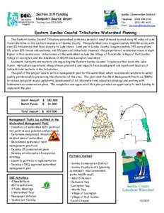Eastern Sanilac Coastal Tributaries Watershed Planning Project