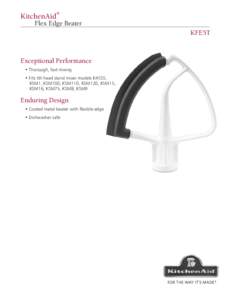 ®  KitchenAid Flex Edge Beater KFE5T