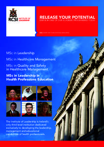 RCSI Sub Logo_Institute of Leadership_CMYK