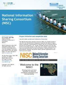 NASCIO Collaboration Series National Information Sharing Consortium