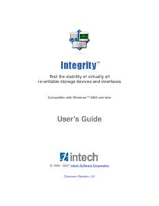 Integrity User's Guide