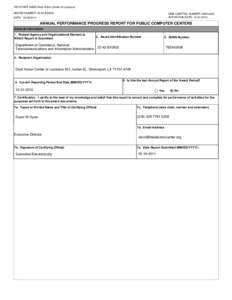 RECIPIENT NAME:Deaf Action Center of Louisiana AWARD NUMBER: 22-42-B10502 OMB CONTROL NUMBER: [removed]EXPIRATION DATE: [removed]