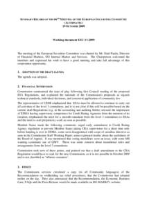 Investment / International Institute for the Unification of Private Law / Financial regulation / Prospectus / European Union / Securities market / Credit rating agency / Hague Securities Convention / Unidroit convention on substantive rules for intermediated securities / Securities / Financial economics / Law