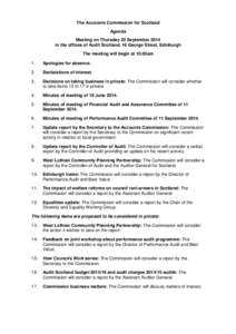 Accounts Commission papers 25 September 2014