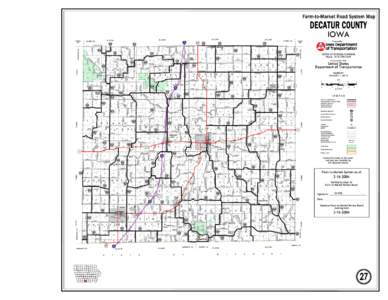 Farm-to-Market Road System Map  DECATUR COUNTY IOWA UNI ON