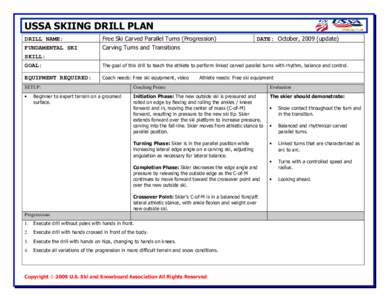 FS Carved Parallel Turns Progression update Oct 09