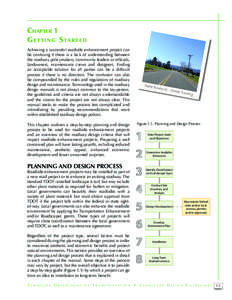 Chapter 1 G e t t i n g S ta r t e d Achieving a successful roadside enhancement project can be confusing if there is a lack of understanding between the roadway policymakers, community leaders or officials, landowners, 