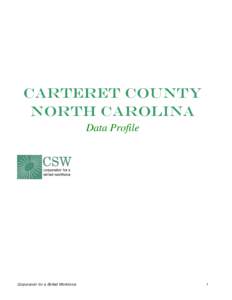Microsoft Word - Carteret County Data[removed]doc