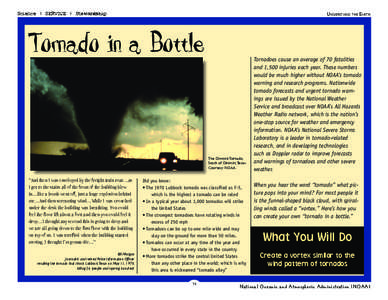 Tornado in a Bottle  Science |