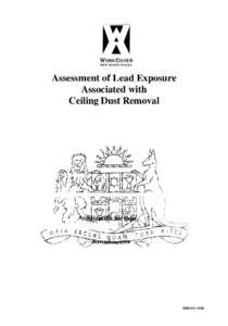 W ORK C OVER NEW SOUTH W ALES Assessment of Lead Exposure Associated with Ceiling Dust Removal