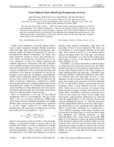 Spectroscopy / Photonics / Electron beam / Electromagnetically induced transparency / Optics / Franz–Keldysh effect / Laser / Infrared / Absorption spectroscopy / Electromagnetic radiation / Physics / Waves