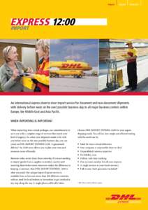 Postal system / Broward County /  Florida / DHL Express / North Rhine-Westphalia / Deutsche Post / Courier / DHL International Aviation ME / Import / Proof of delivery / Transport / Express mail / DHL