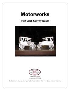    Motorworks Post-visit Activity Guide    