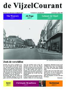 de VijzelCourant   Berichten van ondernemersvereniging De Vijzel  7e jaargang nr. 4, december 2017