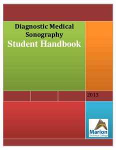 Diagnostic Medical Sonography Student Handbook  2013