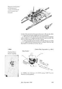 Illustration and detail from the British patent of “creepers” for drawing the electric locomotive up a steep grade.