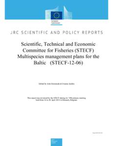 Microsoft Word - STECFMultispecies management plans Baltic JRC70982.doc