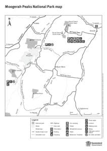 Moogerah Peaks National Park location web map