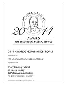 AWARD  14 for Exceptional Federal Service