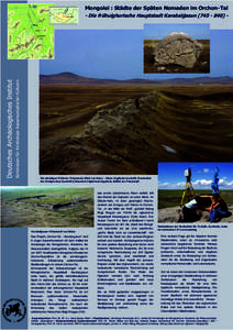 Mongolei : Städte der Späten Nomaden im Orchon-Tal  Kommission für Archäologie Aussereuropäischer Kulturen Deutsches Archäologisches Institut