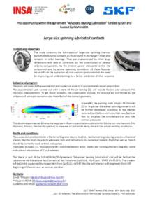 Tribology / Lubrication / Bearing / Rolling-element bearing / Institut national des sciences appliques de Lyon / Friction / Lubricant