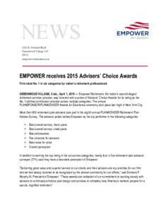 EmpowerRetirement_Plan_Sponsor_Awards_press_release_April_2015