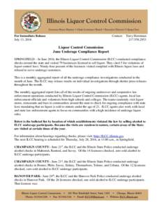 LCC - June Underage Compliance Report